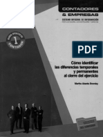 Como Identificar Diferencias Temporales y Permanentes Al Cierre Del Ejercicio (Martha Abanto B.)