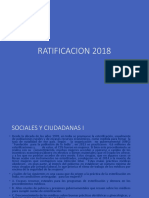 Ratificacion 2018 Completa