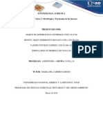 Entomologia Agricola Unidad 2 - Tarea 2 Morfologia y Taxonomia de Los Insectos