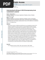 HHS Public Access: Understanding The Biology of CRLF2-Overexpressing Acute Lymphoblastic Leukemia