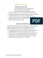 Problemas Perpendicularidad y Paralelismo, F PDF