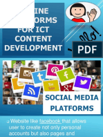 Online Platforms For Ict Content Development