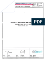 Scan Preheat and PWHT Procedure