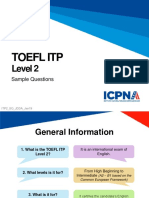 TOEFL Itp Level 2