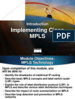 MPLS10S01-Implementing Cisco MPLS