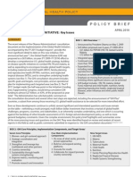 US Global Health Initiatives Key Issues Policy Brief April 2010