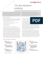 Pure Water For The Modern Clinical Laboratory: Application Note