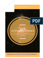 List of Positive Affirmations PDF