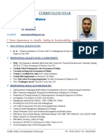 Curriculum Vitae: Pradyumna Kumar Mishra