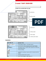 3.1 Rating Plate: GAP 3501 DC and GAP 3501 DC USA: Identification