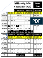 18 Time Table - 01-08-19 To 07-08-19 Weekday Foundation Apex14