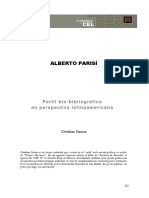 Perfil Biobiliográfico de Alberto Parisí