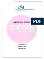 Marketing Report - Sunsilk