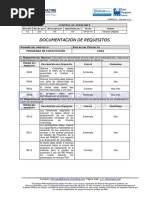 EGPR - 022 - 06 - Documentación de Requisitos