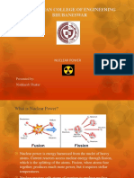 C V Raman College of Engineering Bhubaneswar: Nuclear Power