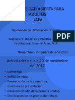 Didáctica Diplomado Presentacion 1 Er. Encuentro