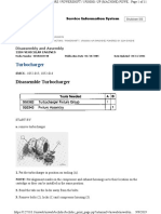 Disassemble Turbocharger