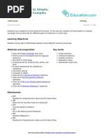 An Introduction To Simple Compound and Complex Sentences