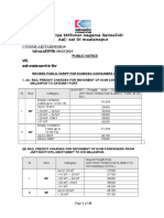 Revised Public Tariff o W e F 08.03. 2019