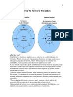 Persona Reactiva Vs Persona Proactiva