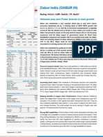 Dabur India (DABUR IN) : Analyst Meet Update