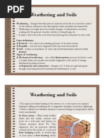 3.1 Weathering and Soils