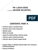 Fixed Income Valuation