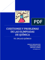 Cuestiones y Problemas Resueltos de Olimpiadas de Quimica Parte 7 Enlace Quimico PDF