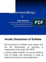 Electrometallurgy 3: Laval University, Quebec City, Canada Fathi - Habashi@arul - Ulaval.ca