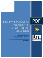 Projeto Pedagógico Do Curso de Arquitetura e Urbanismo (UFRR)