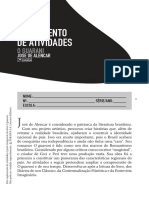 Suplemento de Atividades - o Guarani