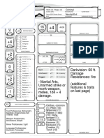 Darkvision: 60 Ft. Damage Resistances: Fire (Additional Features & Traits On Last Page)