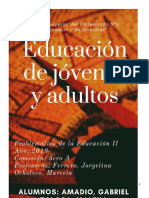 Alfabetizacion en Jovenes y Adultos