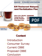 A&W Restaurant Malaysia Brand Revitalization Plan