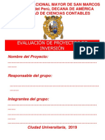 Manual para La Formulación y Evaluación de Proyectos de Inversión Formato