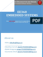 EE360 Embedded Systems: Omputer Rganization and Esign