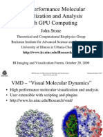 High Performance Molecular Visualization and Analysis With GPU Computing