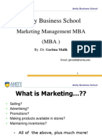 Intorduction of Marketing Management