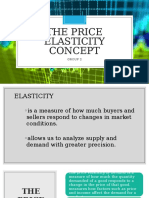 The Price Elasticity Concept Report Final 2