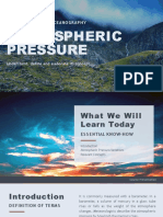 M Eteor Ology An D Ocean Ogr Ap Hy: Atm Ospheric Pressure