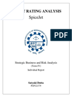 Spicejet: Credit Rating Analysis