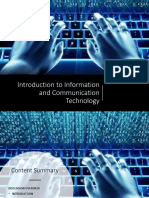 Introduction To Information and Communication Technology