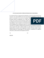  Acta de Legalización de Firma de Persona Que No Sabe Firmar 