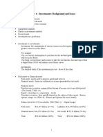 Chapter 1 - Investments: Background and Issues