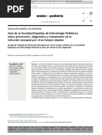 Virus Herpes Simplex Neonatal Infecto Pediátrica