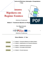 Transístores Bipolares em Regime Estático