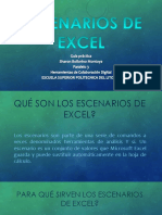 Escenarios Excel