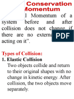 Conservation of Momentum