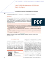 Significance and Clinical Relevance of Biologic Width To Implant Dentistry