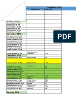 Attachment 2 Patrols & Calendar